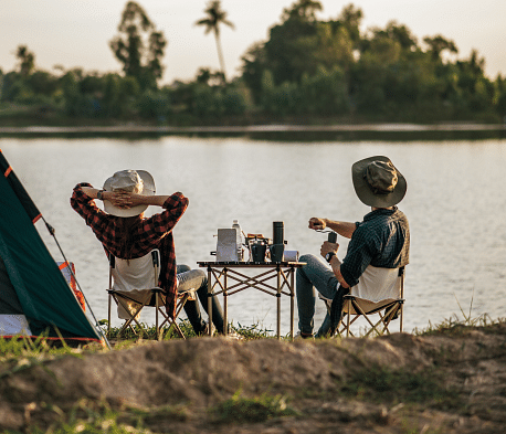 Lakeside relaxation